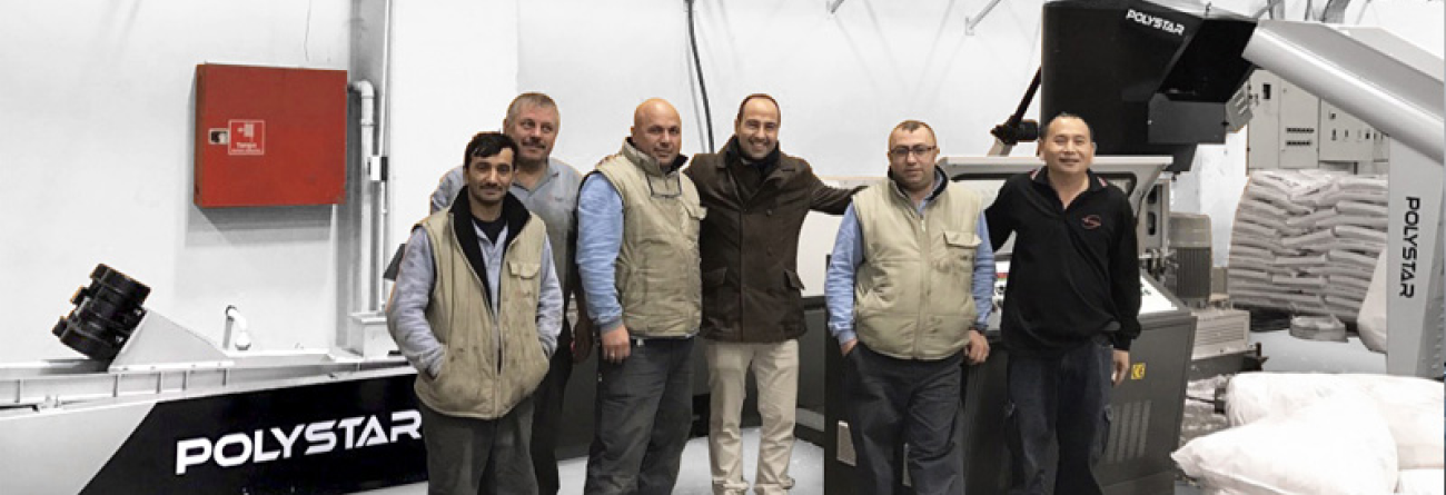 POLYSTAR installed the 35th Plastic Recycling Machine in Türkiye